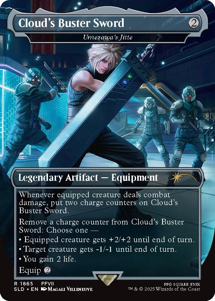 Cloud's Buster Sword - Umezawa's Jitte [Secret Lair Drop Series] | Rook's Games and More