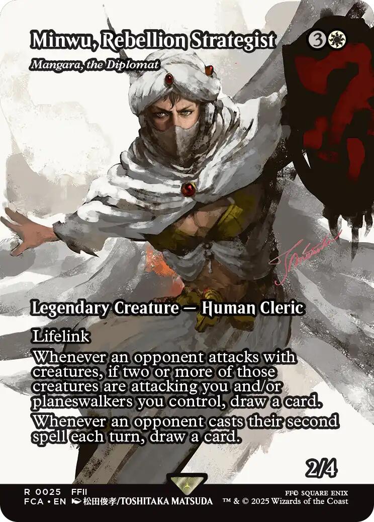Minwu, Rebellion Strategist - Mangara, the Diplomat (Showcase) [FINAL FANTASY : Through the Ages] | Rook's Games and More