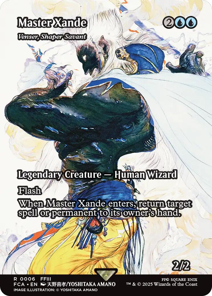Master Xande - Venser, Shaper Savant (Showcase) [FINAL FANTASY : Through the Ages] | Rook's Games and More