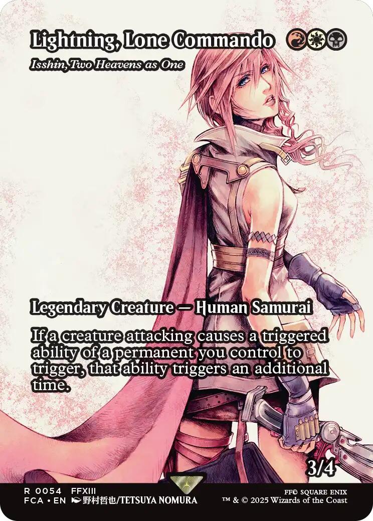 Lightning, Lone Commando - Isshin, Two Heavens as One (Showcase) [FINAL FANTASY : Through the Ages] | Rook's Games and More