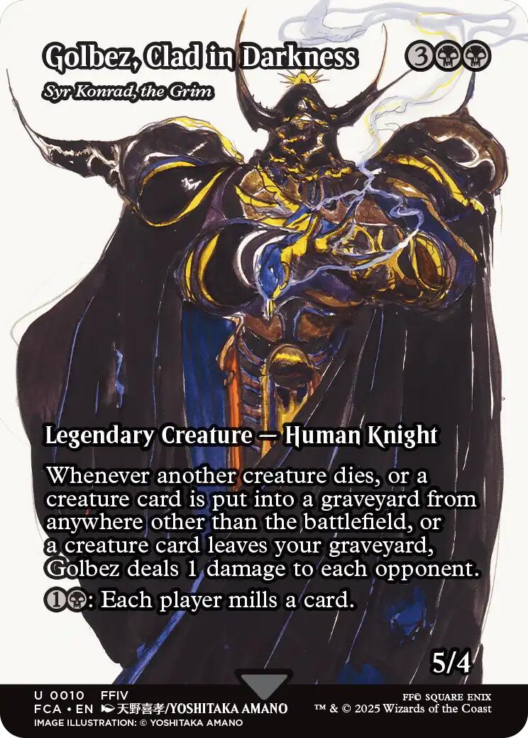 Golbez, Clad in Darkness - Syr Konrad, the Grim (Showcase) [FINAL FANTASY : Through the Ages] | Rook's Games and More