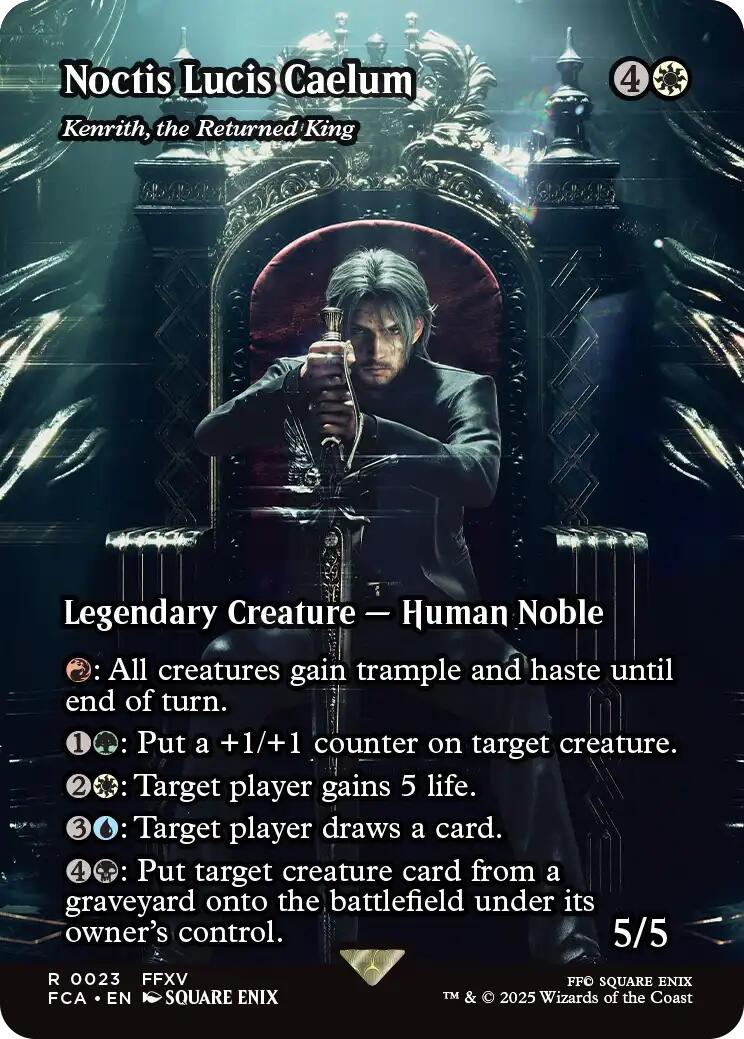 Noctis Lucis Caelum - Kenrith, the Returned King (Showcase) [FINAL FANTASY : Through the Ages] | Rook's Games and More