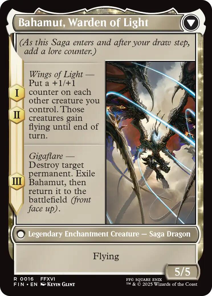 Dion, Bahamut's Dominant // Bahamut, Warden of Light [FINAL FANTASY] | Rook's Games and More