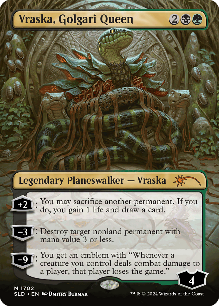 Vraska, Golgari Queen (1702) (Rainbow Foil) [Secret Lair Drop Series] | Rook's Games and More