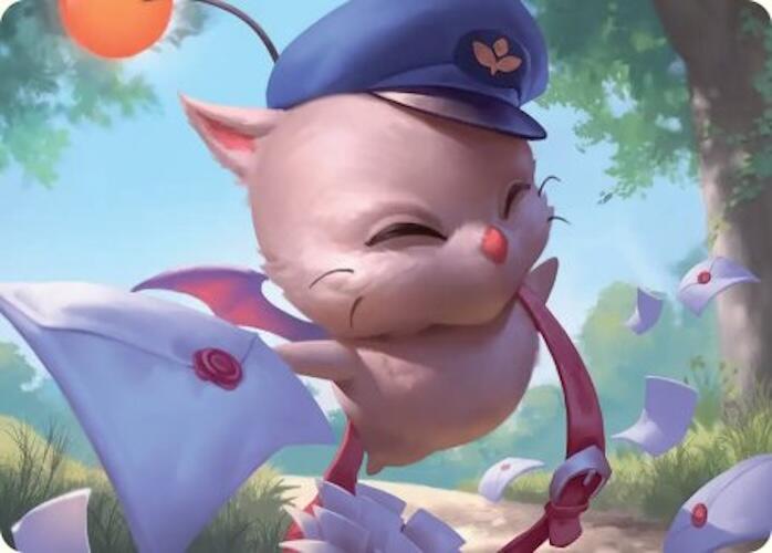 Delivery Moogle Art Card [FINAL FANTASY Art Series] | Rook's Games and More