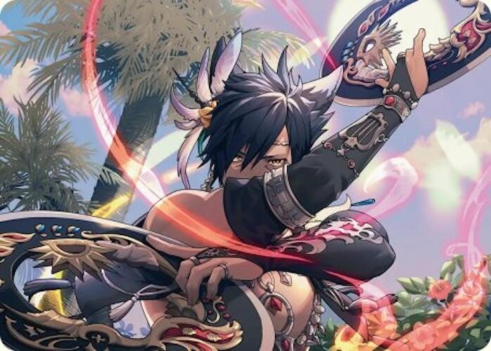 Dancer's Chakrams Art Card [FINAL FANTASY Art Series] | Rook's Games and More