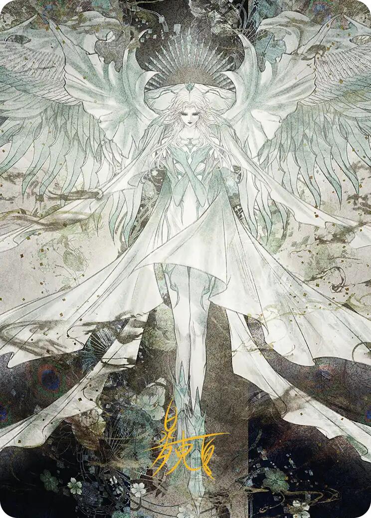 Hydaelyn, the Mothercrystal Art Card (Gold-Stamped Signature) [FINAL FANTASY Art Series] | Rook's Games and More