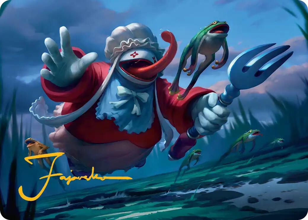 Quina, Qu Gourmet Art Card (Gold-Stamped Signature) [FINAL FANTASY Art Series] | Rook's Games and More