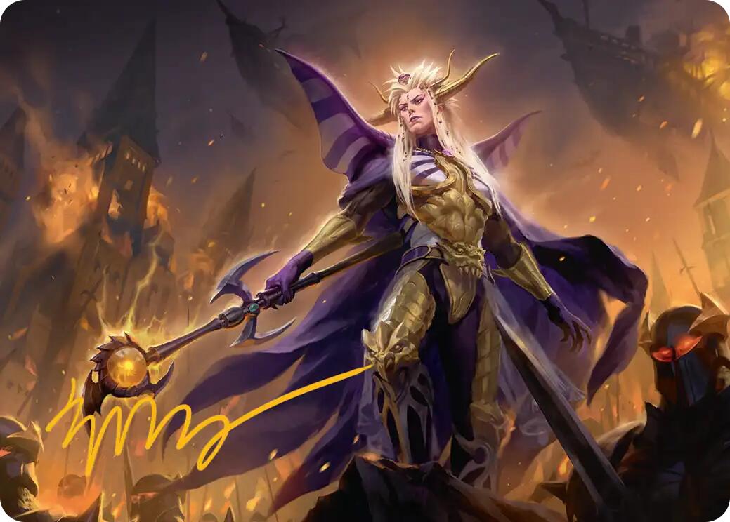 The Emperor of Palamecia Art Card (Gold-Stamped Signature) [FINAL FANTASY Art Series] | Rook's Games and More