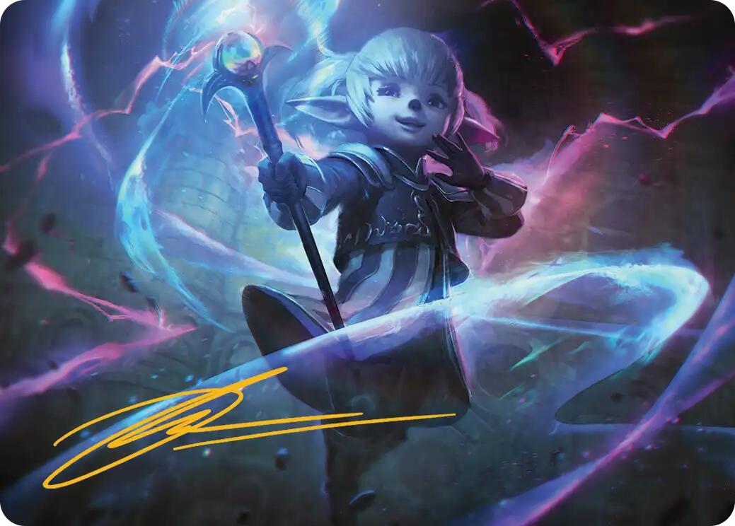 Shantotto, Tactician Magician Art Card (Gold-Stamped Signature) [FINAL FANTASY Art Series] | Rook's Games and More