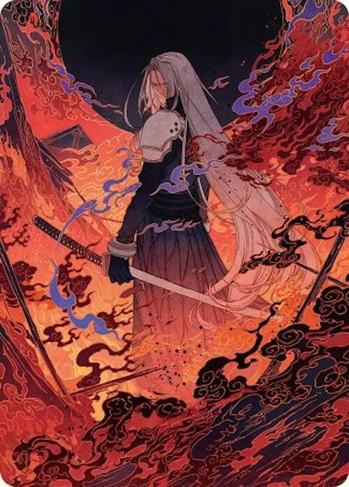 Nibelheim Aflame Art Card [FINAL FANTASY Art Series] | Rook's Games and More