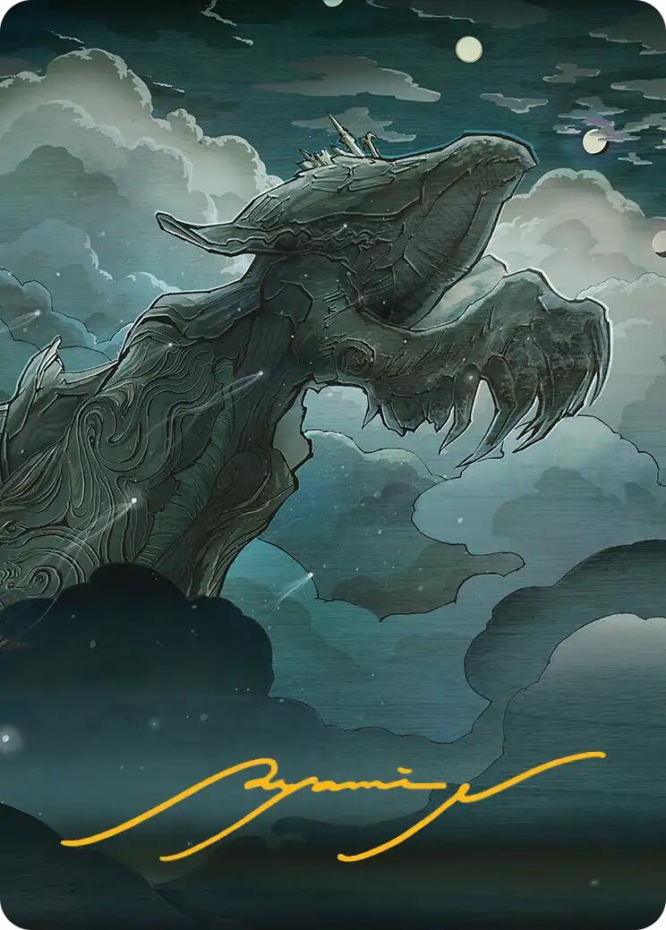 Sin, Spira's Punishment Art Card (Gold-Stamped Signature) [FINAL FANTASY Art Series] | Rook's Games and More