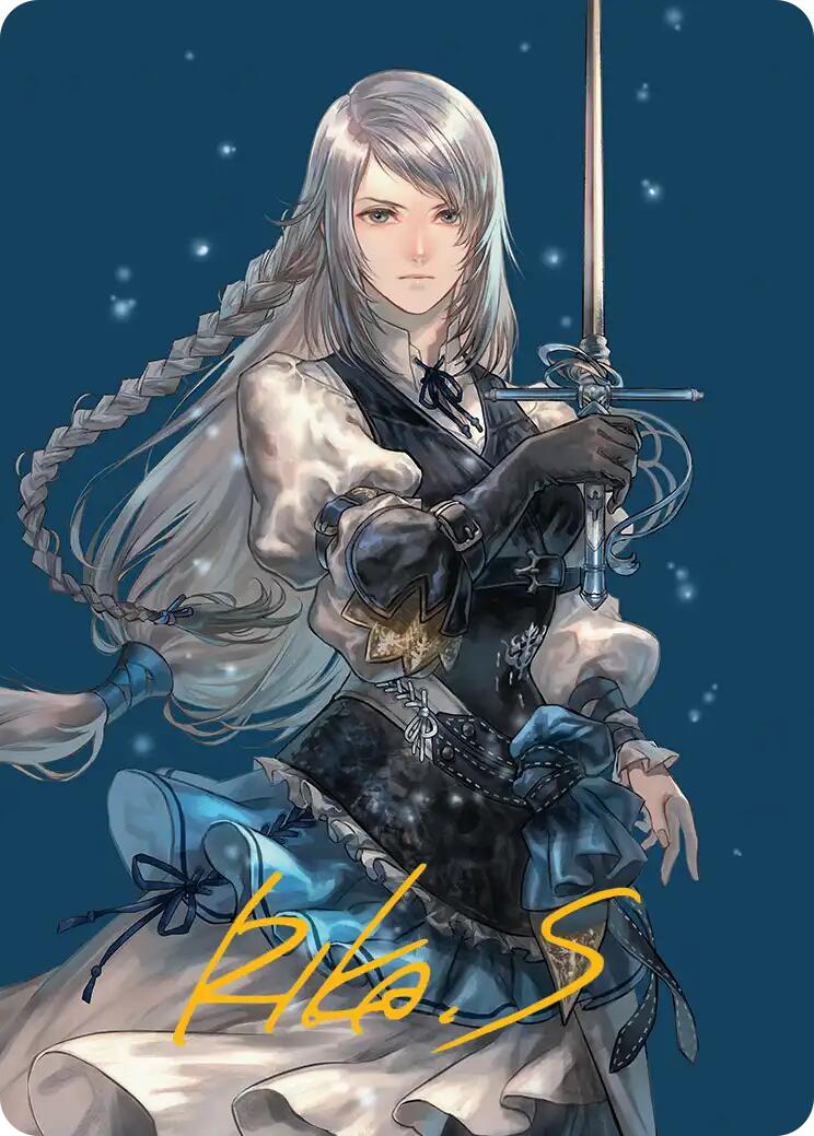 Jill, Shiva's Dominant Art Card (Gold-Stamped Signature) [FINAL FANTASY Art Series] | Rook's Games and More