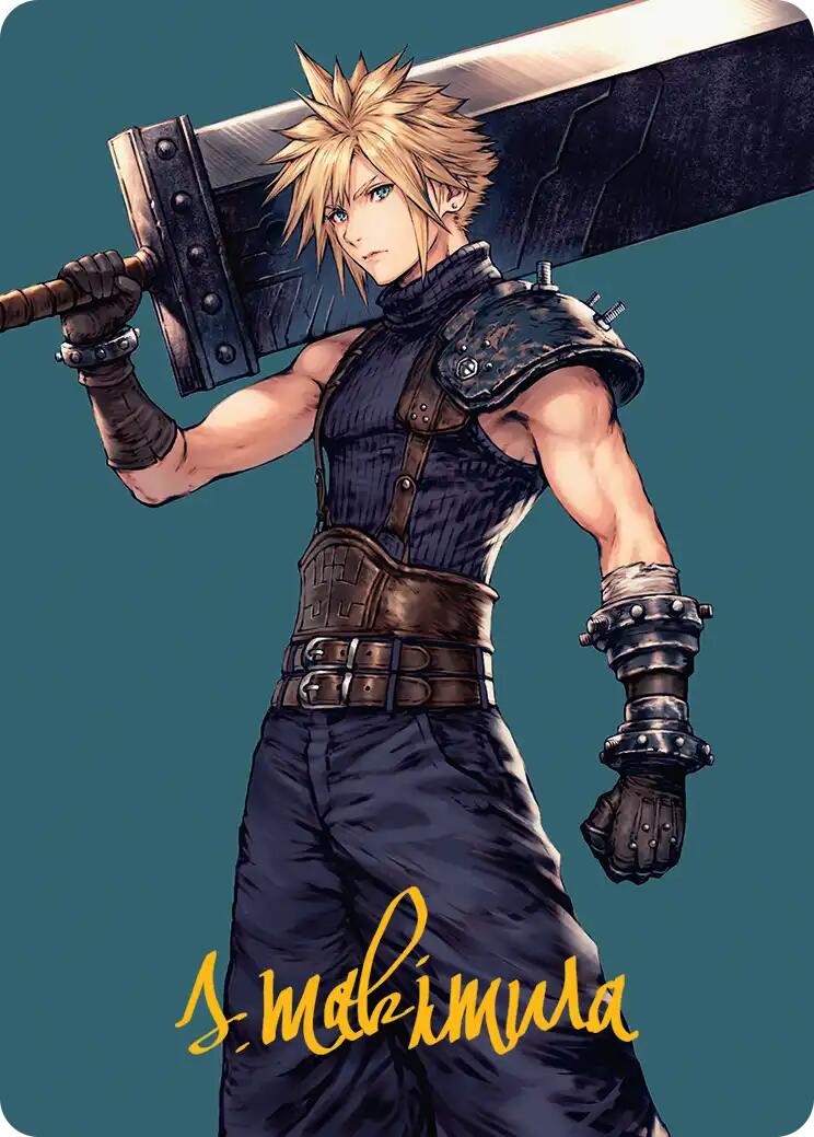 Cloud, Ex-SOLDIER Art Card (Gold-Stamped Signature) [FINAL FANTASY Art Series] | Rook's Games and More