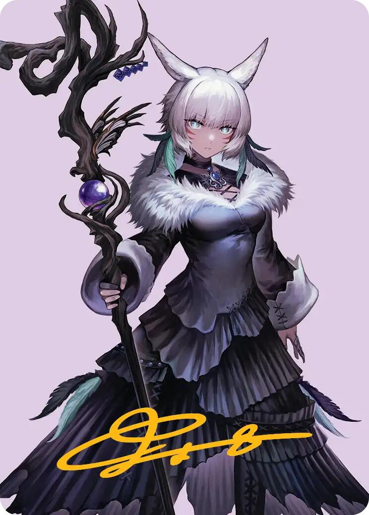 Y'shtola, Night's Blessed Art Card (53) (Gold-Stamped Signature) [FINAL FANTASY Art Series] | Rook's Games and More