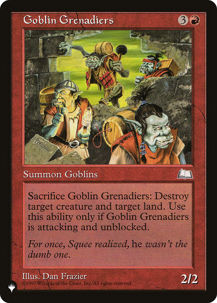 Goblin Grenadiers [The List Reprints] | Rook's Games and More