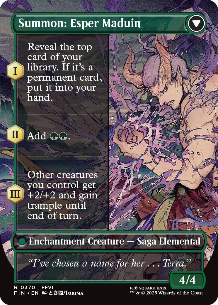 Esper Origins // Summon: Esper Maduin (Borderless) [FINAL FANTASY] | Rook's Games and More