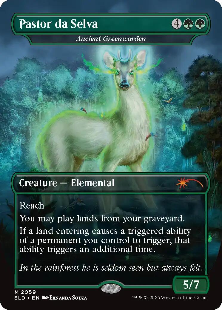Pastor da Selva - Ancient Greenwarden [Secret Lair Drop Series] | Rook's Games and More