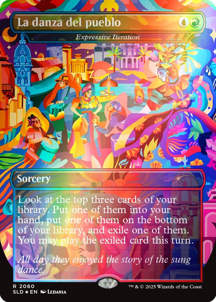 La danza del pueblo - Expressive Iteration (Rainbow Foil) [Secret Lair Drop Series] | Rook's Games and More
