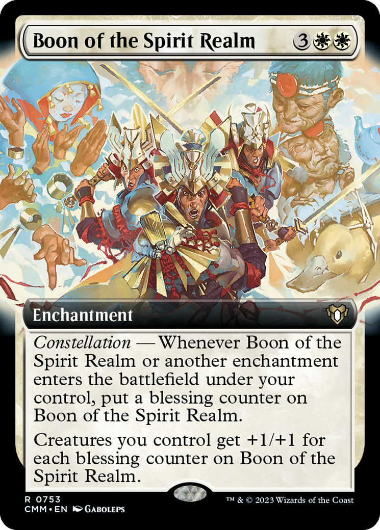 Boon of the Spirit Realm (Extended Art) [Commander Masters] | Rook's Games and More