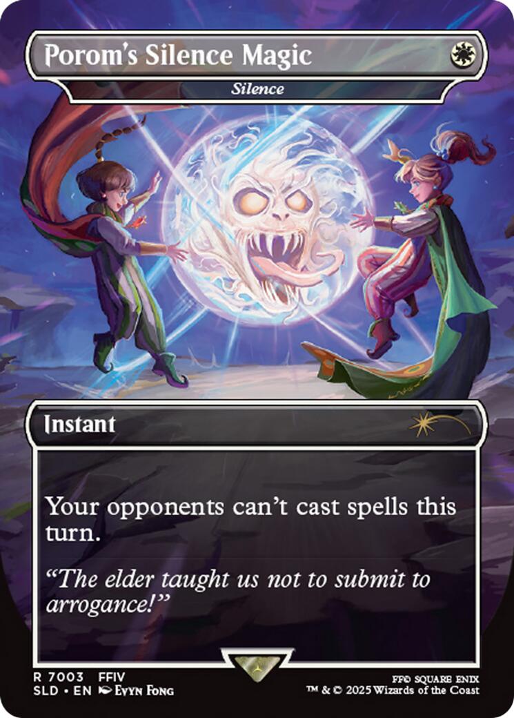 Porom's Silence Magic - Silence [Secret Lair Drop Series] | Rook's Games and More