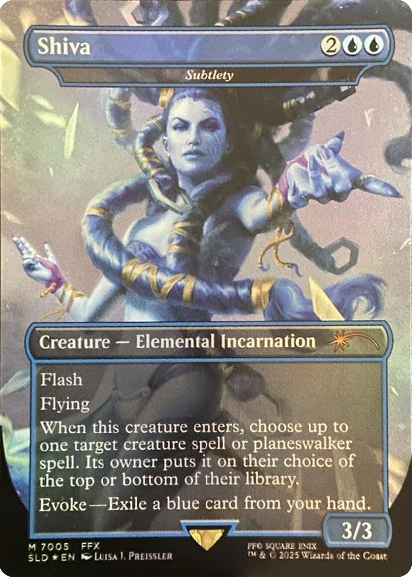 Shiva - Subtlety (Rainbow Foil) [Secret Lair Drop Series] | Rook's Games and More