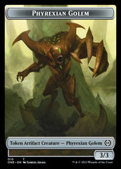 Phyrexian Golem Token [Phyrexia: All Will Be One Tokens] | Rook's Games and More