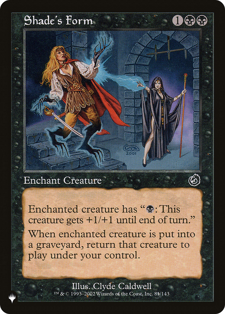 Shade's Form [The List] | Rook's Games and More