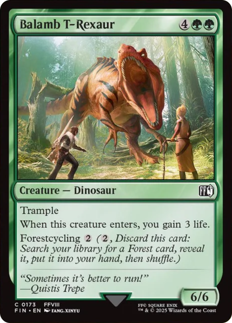 Balamb T-Rexaur [FINAL FANTASY] | Rook's Games and More