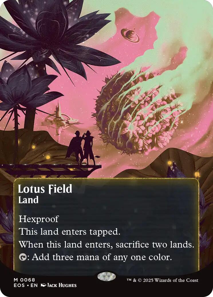 Lotus Field (0068) (Borderless) [Edge of Eternities: Stellar Sights] | Rook's Games and More