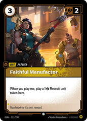 Faithful Manufactor - Origins - Near Mint - 0.12