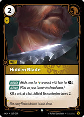 Hidden Blade - Origins - Near Mint - 0.23
