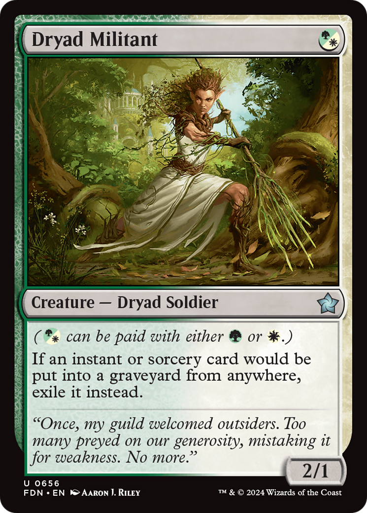 Dryad Militant [Foundations] | Rook's Games and More