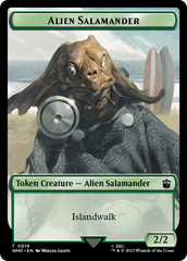 Alien // Alien Salamander Double-Sided Token [Doctor Who Tokens] | Rook's Games and More