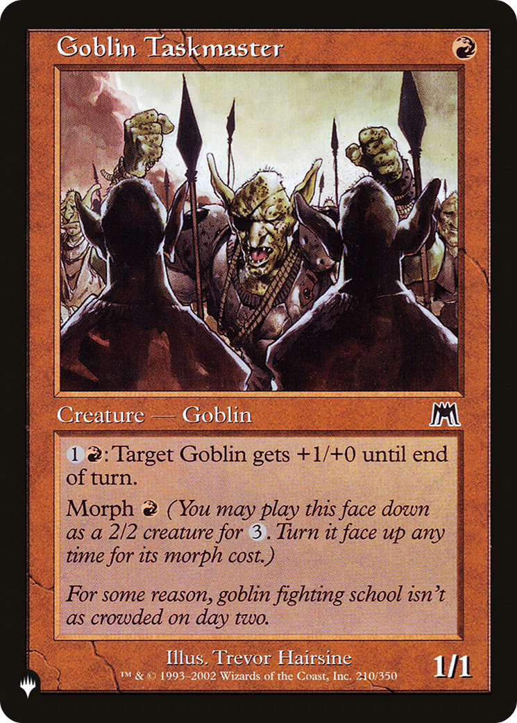 Goblin Taskmaster [The List Reprints] | Rook's Games and More