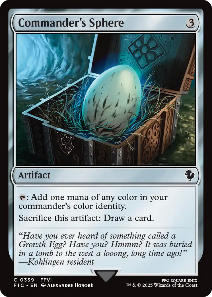 Commander's Sphere [FINAL FANTASY Commander] | Rook's Games and More