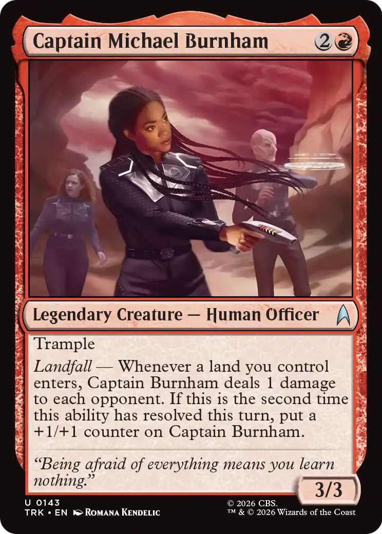 Captain Michael Burnham [Star Trek] | Rook's Games and More