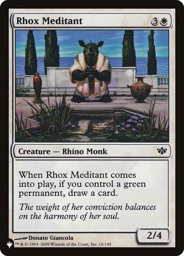 Rhox Meditant [The List Reprints] | Rook's Games and More