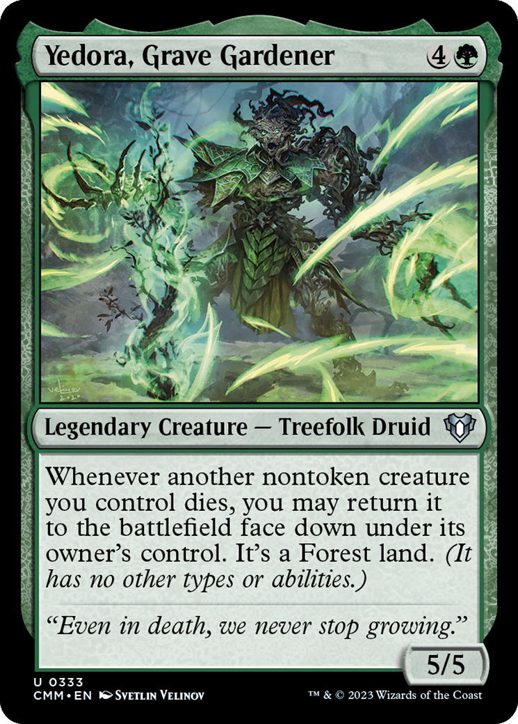 Yedora, Grave Gardener [Commander Masters] | Rook's Games and More