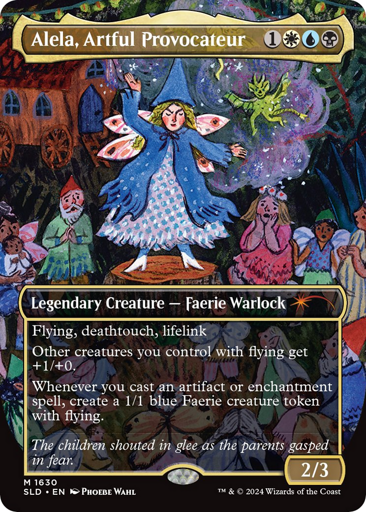 Alela, Artful Provocateur (1630) (Rainbow Foil) [Secret Lair Drop Series] | Rook's Games and More