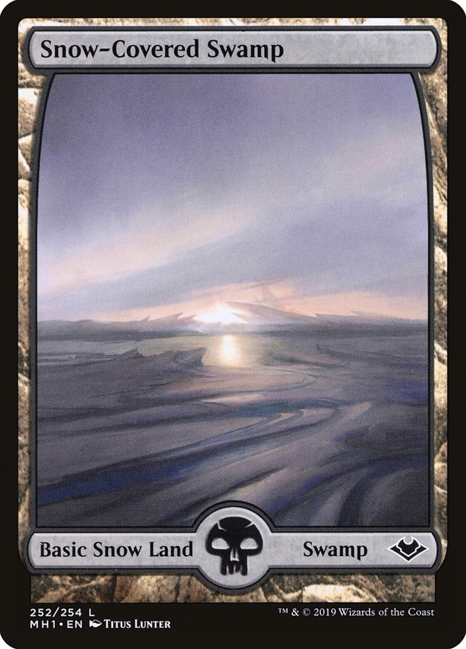 Snow-Covered Swamp [Modern Horizons] | Rook's Games and More