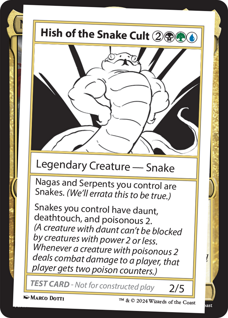 Hish of the Snake Cult [Mystery Booster 2 Playtest Cards] | Rook's Games and More