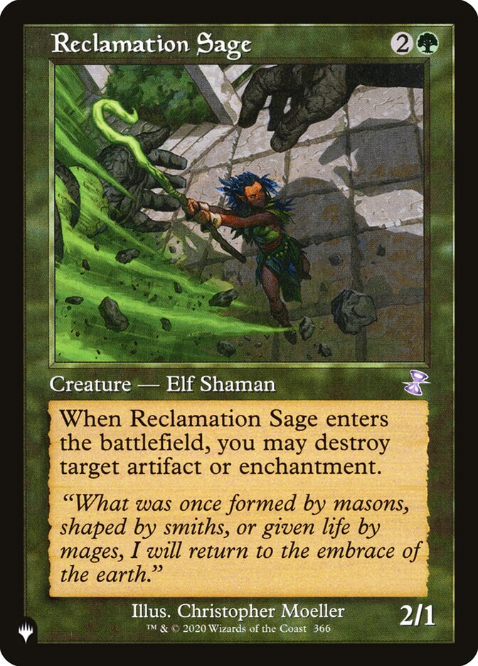 Reclamation Sage [The List] | Rook's Games and More