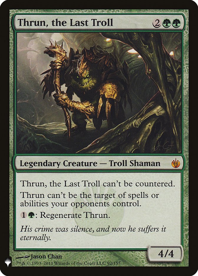 Thrun, the Last Troll [Mystery Booster] | Rook's Games and More