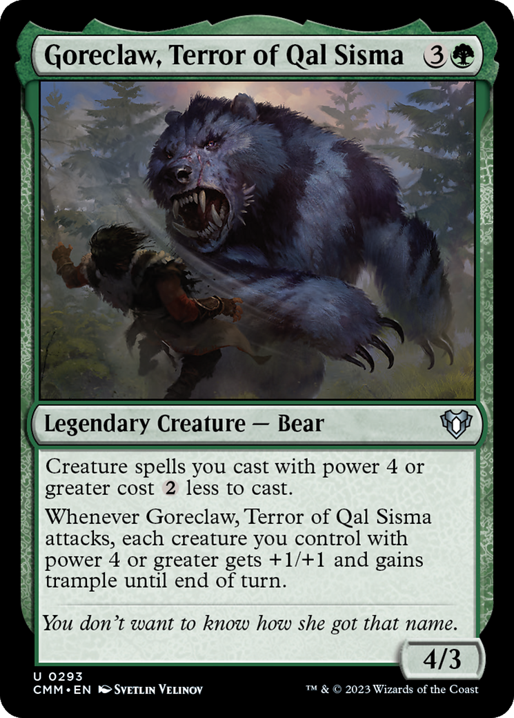 Goreclaw, Terror of Qal Sisma [Commander Masters] | Rook's Games and More