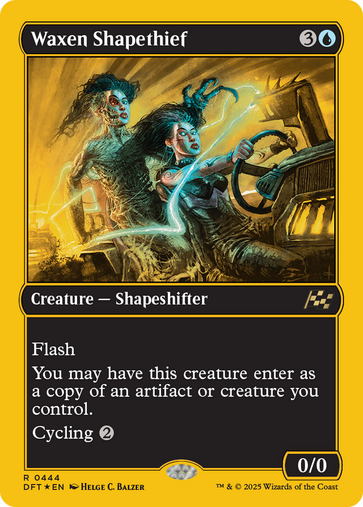 Waxen Shapethief (First-Place Foil) [Aetherdrift] | Rook's Games and More