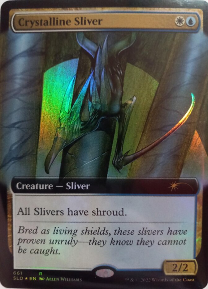 Crystalline Sliver (Extended Art) [Secret Lair Drop Promos] | Rook's Games and More