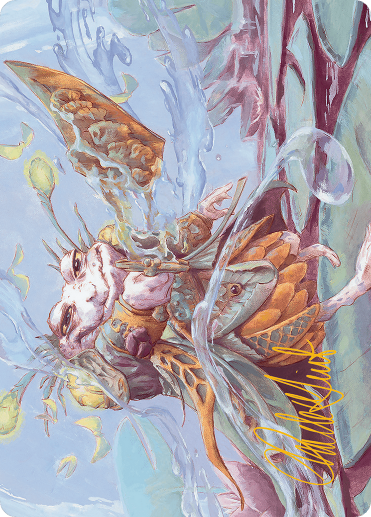 Glarb, Calamity's Augur Art Card (Gold-Stamped Signature) [Bloomburrow Art Series] | Rook's Games and More