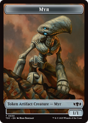 Snake // Myr Double-Sided Token [Tarkir: Dragonstorm Commander Tokens] | Rook's Games and More