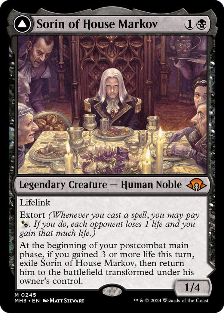 Sorin of House Markov // Sorin, Ravenous Neonate [Modern Horizons 3] | Rook's Games and More